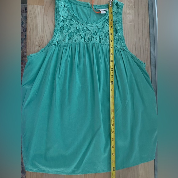 NWT Knox Rose sleeveless blouse, color Batik Green, size Small - Picture 11 of 12